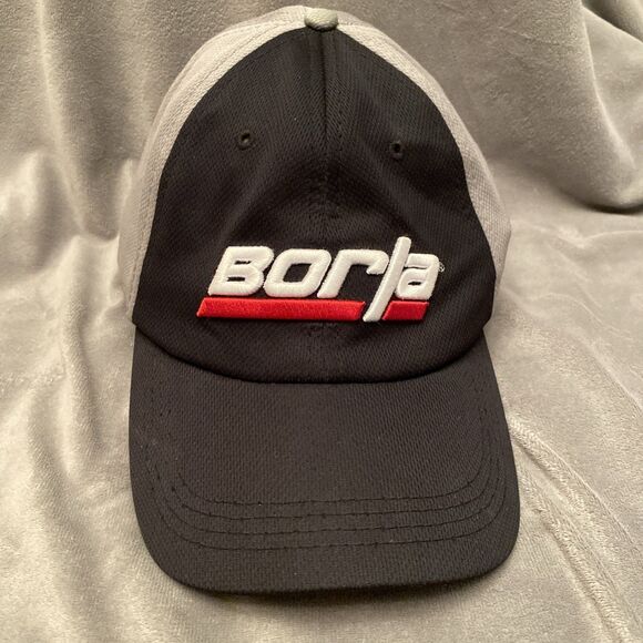 Borla Hat Men’s Snapback Black/Gray Baseball Cap Adjustible - Picture 1 of 9